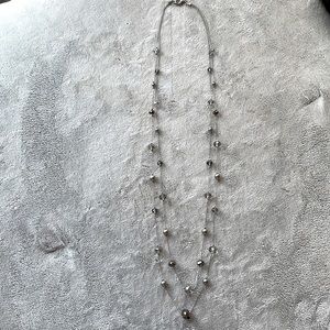 Fashion Jewelry Long Beaded Necklace. 16” Drop